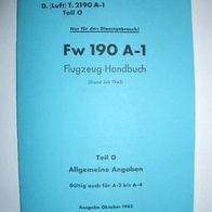 Handbuch Fw 190 A-1 Teil 0 von 1943