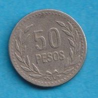Kolumbien 50 Pesos 1991