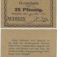 Vilshofen-Notgeld 50 Pfennig vom 1.12.1915 gelbgrau Nr.18615, nicht häufig