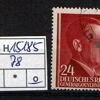 Los H15185: Generalgouvernement Mi. 78, gest