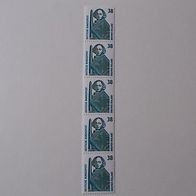 Bund Nr 1400 Postfrisch 5er Streifen mit waagerechter Zählnummer
