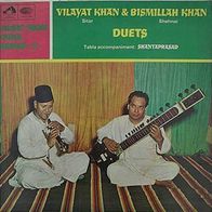 Vilayat Khan & Bismillah Khan - Duets LP India