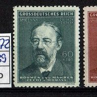 Los H15972: Böhmen & Mähren Mi. 138/39 * *