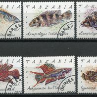 OAT131 Tansania, gestempelt o , Michel 1040-45. 3,60 M€, (2017)