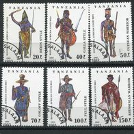 OAT157 Tansania, gestempelt o , Michel 1685-90. 3,10 M€, (2017)