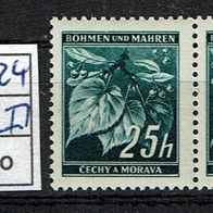 Los H16424: Böhmen & Mähren Mi. 23 * * Paar