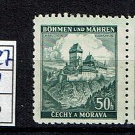Los H16427: Böhmen & Mähren Mi. 26 * * Paar