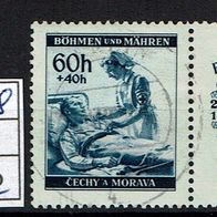 Los H16498: Böhmen & Mähren Mi. W Zd 9, gest