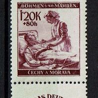 Los H16502: Böhmen & Mähren Mi. S Zd 13 * *