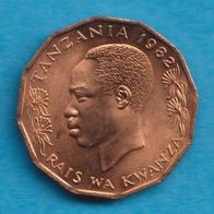 Tansania 5 Senti 1982 Top