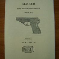 Beschreibung Pistole Mauser HSc Kal.765