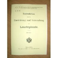 Beschreibung der Leuchtpistole von 1914