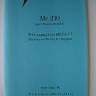 Beschreibung Me 210 v. 1941 (64 Seiten )