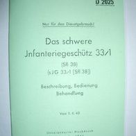 Beschreibung dt. Infantriegeschütz 33/1 (Sfl 38) 1944