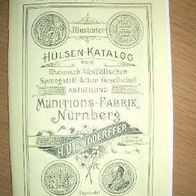 Hülsenkatalog 1908