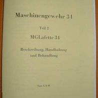 Beschreibung MG Lafette 34