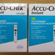 ACCU-CHEK Instant 100 Teststreifen - NEU / OVP - AKKU CHECK