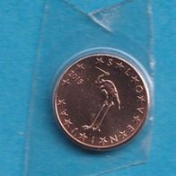 Slowenien 1 Cent 2015 aus Kursmünzsatz RAR