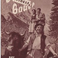 Filmprogramm WPVH Nr. 37 Der fidele Bauer Paul Hörbiger 4 Seiten