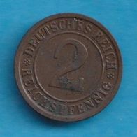 2 Reichspfennig 1936 D