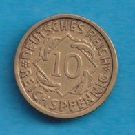 10 Reichspfennig 1924 A