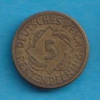 5 Rentenpfennig 1924 A