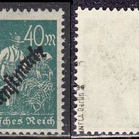 Deutsches Reich Dienstmarke 77 b * * geprüft #027975