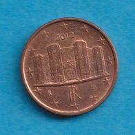 Italien 1 Cent 2012