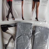 6 Feinstrumpfhosen Mikrofaser 30 50 den 38/40 S neu