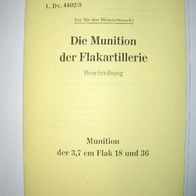 Beschreibung Munition der Flak 3,7 cm von 1942