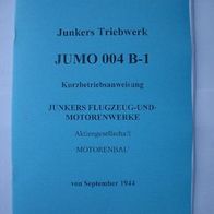 Beschreibung des Triebwerks JUMO 004 von 1944