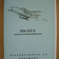 Beschreibung Me 328 (Schnellkampfflugzeug) v. 1942