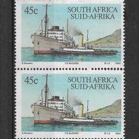 089) Südafrika 1994 Schiffe Mi. Nr. 930 4er Streifen ungestempelt