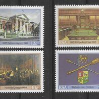 092) Südafrika 1985 Gebäude Mi. Nr. 670/73 kpl. Satz postfrisch