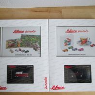 2 x Schuco Piccolo Sammler Katalog mit 2 Modellen VW und Mercedes *
