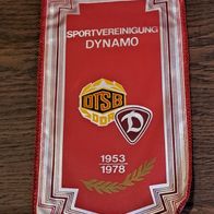Alter DDR Wimpel Sportvereinigung Dynamo DTSB 1953 - 1978 Vintage