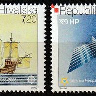Kroatien Michel 734-735 Postfrisch * * - 50 Jahre Europamarken