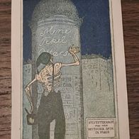 Notgeldschein Gutschein Kahla Silvesternacht 1921-1922 Paris 75 Pfennig Vintage