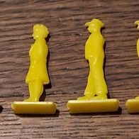 Alte DDR Plaste Figuren Tierpark Modellbau Frau Mann 70iger Jahre Vintage