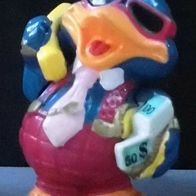 Ü-Ei Figur 1996 Die Bingo Birds - Willy Wichtig - grün/ weiße Geldscheine + BPZ