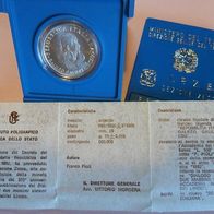 Italien 1982 500 Lire Silber Galileo Galilei * *