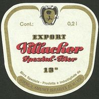 Bieretikett "Spezial-Bier 13%" Vereinigte Kärntner Brauereien Villach Österreich