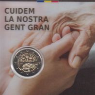Andorra Sonder-Gedenkmünze 2 Euro 2021 BU wir kümmern uns um Senioren