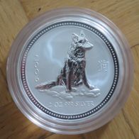 Lunar I - Jahr des Hund - 2 Unzen Silbermünze 2006