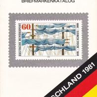 Borek Briefmarken- Katalog Deutschland 1981 -LO