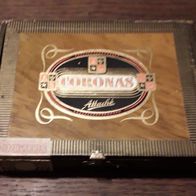 Alte Zigarrenschachtel Coronas Attache´ Zigarrenkiste Holz