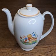Kinderkaffeekanne Kinderservice Kaffeeservice Geschirr Porzellan DDR Vintage