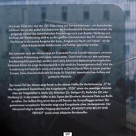 5x 2 € Euro Gedenk-Münzensatz KONRAD Adenauer MDM- ADFGJ