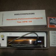 DDR Design Haushalt-Folienschweißgerät TYP HPS 02 Aka Electric - Vintage OVP