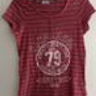 KangaROOS Kurzarm-Shirt in rot , Größe 36